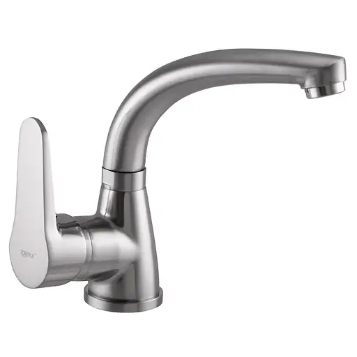 Змішувач для умивальника Zerix SOP1 146 ZX2651 Нержавіюча сталь - фото 1