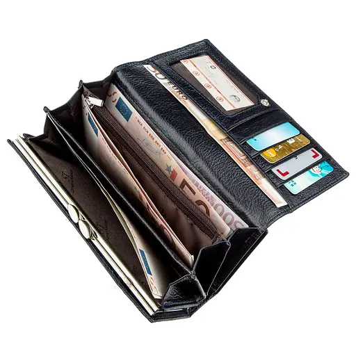 Жіночий шкіряний гаманець-клатч ST Leather 17х9 см acs0015260 - фото 5