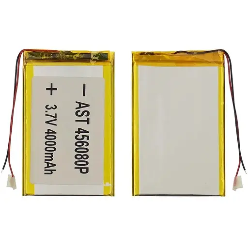 Акумулятор 456080P універсальний з контролером, 4 х 51 х 82 мм (1650 mAh)/ для смартфона, планшета