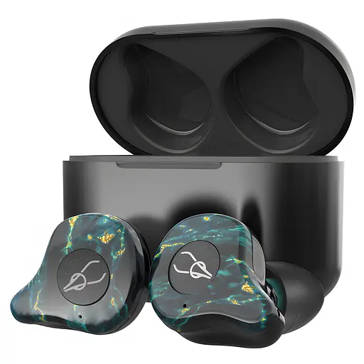 Бездротові Bluetooth навушники Sabbat E12 Ultra Dream Stone c підтримкою aptX (Чорно-зелений)
