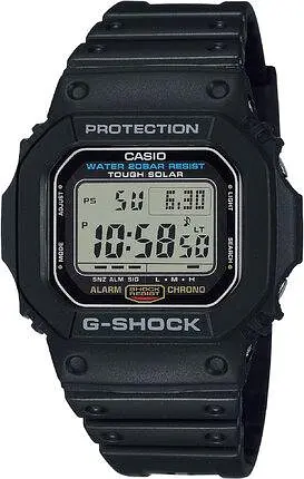 Часы наручные мужские Casio G-5600UE-1 Солнечная батарея - фото 2