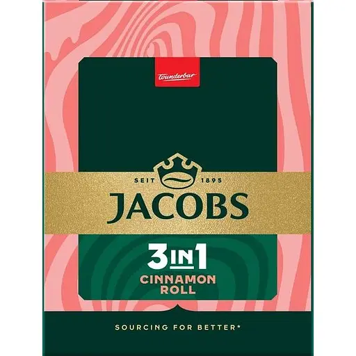 Кофейный напиток растворимый Jacobs Cinnamon roll 3в1 со вкусом корицы 11.2 г