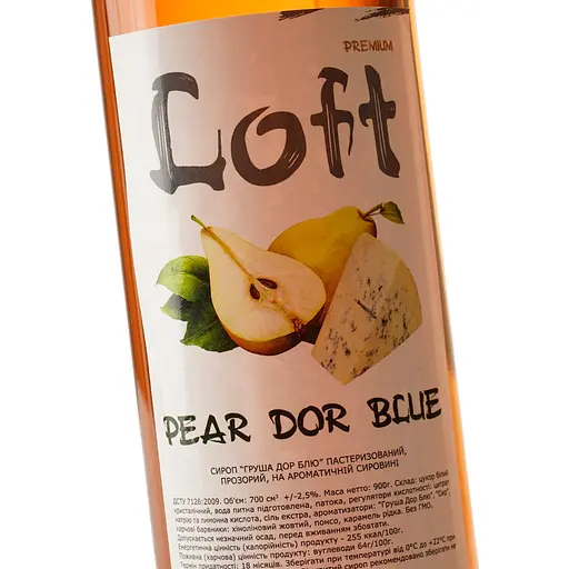 Сироп Loft Груша-Дор Блю 0.7 л - фото 5