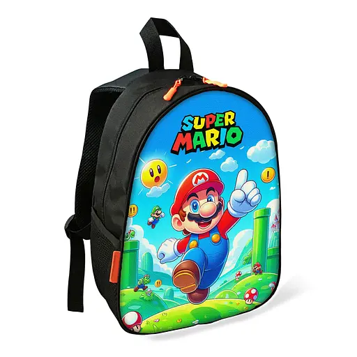 Рюкзак Супер Марио детский школьный/городской 34х27х13 см для мальчика (02475)