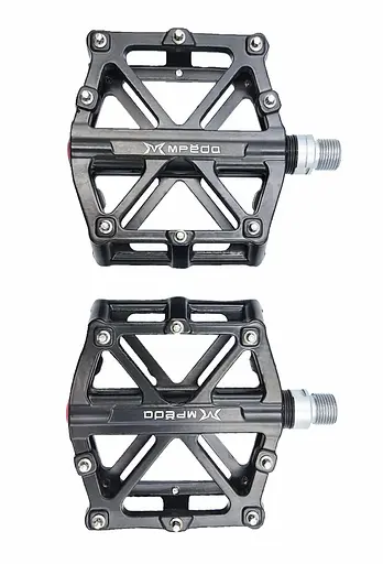 Педали велосипедные алюминиевые Mpeda AL-10 на промподшипниках Черный (G0000696) - фото 2