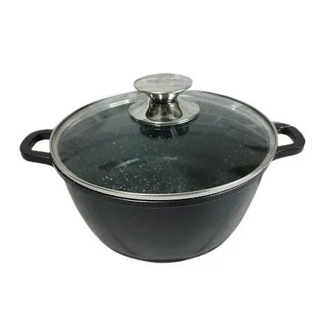 Набор кастрюль со сковородой и сотейником Bohmann BH-6018 MRB с индукционным дном 8 предметов - фото 4