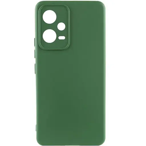 Чохол Silicone Cover Lakshmi Full Camera (AA) для Xiaomi Poco X5 5G / Note 12 5G Зелений / Dark green