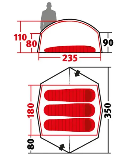 Палатка Wechsel Venture 3 TL Laurel Oak (231072) (DAS302085) - фото 4