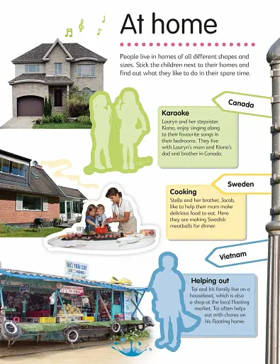 Children Just Like Me Sticker Book - фото 2