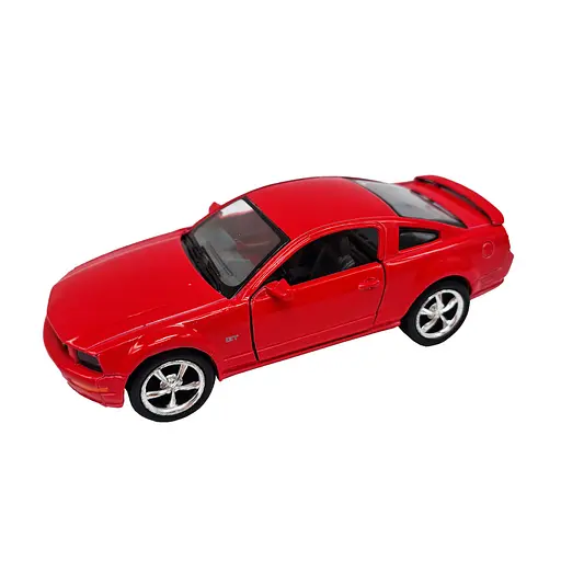 Инерционная машинка FORD MUSTANG GT 2006 Kinsmart КТ5091, 1:42 Красный