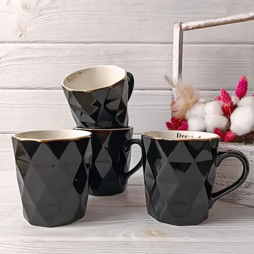 Чашка Vittora Ледяная черная 330 мл 1 шт. (147420) - фото 6