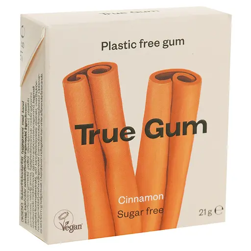 Жевательная резинка True Gum со вкусом корицы без сахара 21 г - фото 2