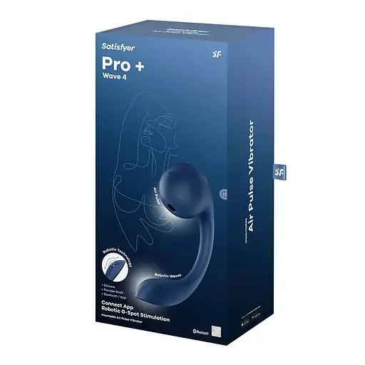 Вібратор Satisfyer Pro+ Wave 4 33 см синій - фото 7