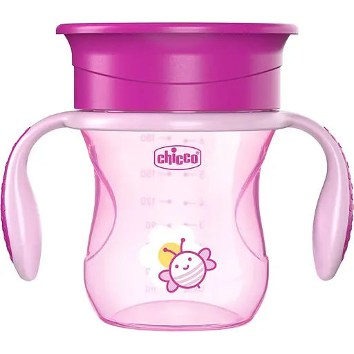 Чашка Chicco Perfect Cup 12 м+ 200 мл рожева (06951.10) - фото 1