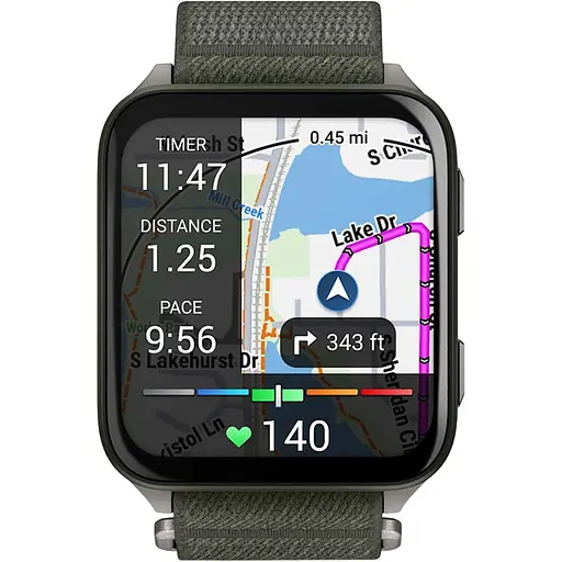 Смарт-часы Garmin Venu X1 Moss with Titanium Caseback and Moss ComfortFit Nylon Band (010-02980-01) [138713] - фото 6