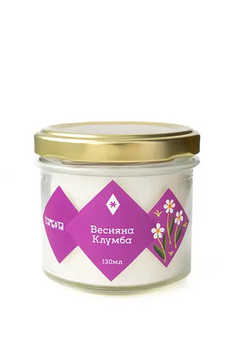 Свічка Весняна клумба 250 мл, 30 год Мініатюри (130 мл) - фото 3