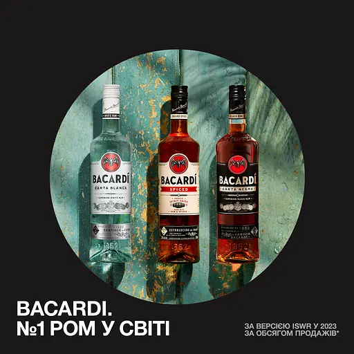 Ром Bacardi Carta Negra 40% 1 л х 2 шт. - фото 6