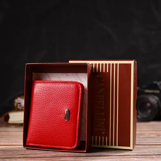 Кожаный женский кошелек Canpellini 10х9х1 см acs0025508 - фото 8