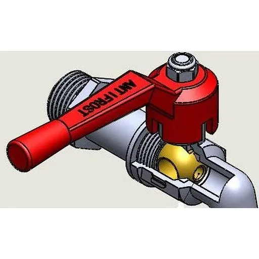 Кран шаровый поливочный Selba 1/2″ SL1583 Antifrost - фото 4