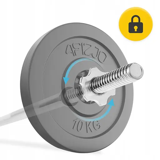 Гриф для штанги прямой 4FIZJO 150 см 25 мм (P-5905973401142) - фото 4