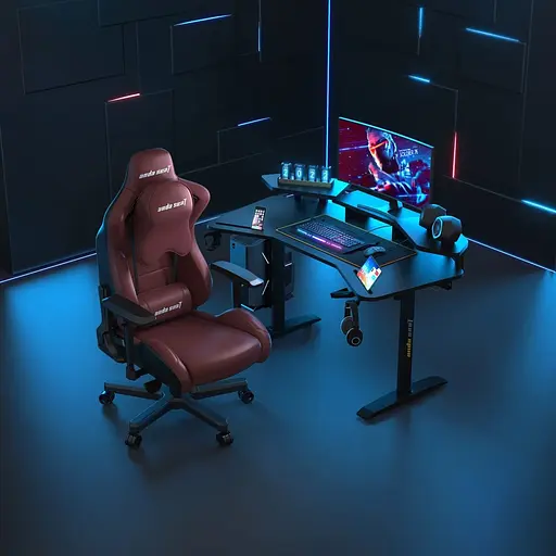 Комп'ютерний ігровий стіл Anda Seat Shadow Warrior (AD-D-DD1-1600L-02-BB) [123504] - фото 14