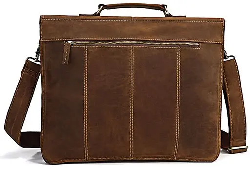 Кожаный портфель мужской Vintage 42х34,2х12,7 см sum0012731 - фото 3