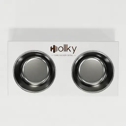 Hollky Base S — миски на підставці для маленьких собак та котів (2 × 0,45 л) - фото 3