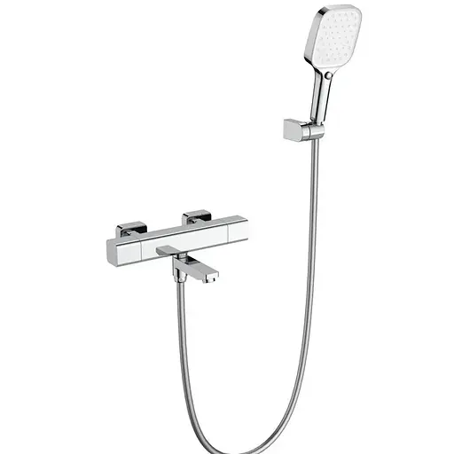 Термостат для ванны Mixxus Premium Virgo 009 (Euro) с коротким изливом MI6644, Хром - фото 1