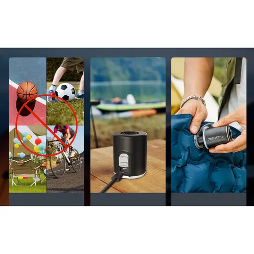 Насос-фонарь кемпинговый Flextail Tiny Pump 2X, черный - фото 5