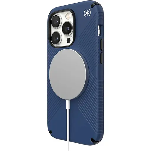 Оригінальний протиударний чохол Speck Presidio2 Grip Magsafe для iPhone 14 Pro (6.1") Blue (150146-9974)