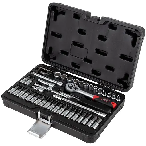 Набор торцевых насадок и бит Ultra 1/4" 46 шт CrV Taiwan (6003162) - фото 1