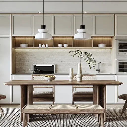 Люстра у чорному корпусі з білим абажуром Ø 40 см | Арт. PL 053-400 | Line F - фото 1