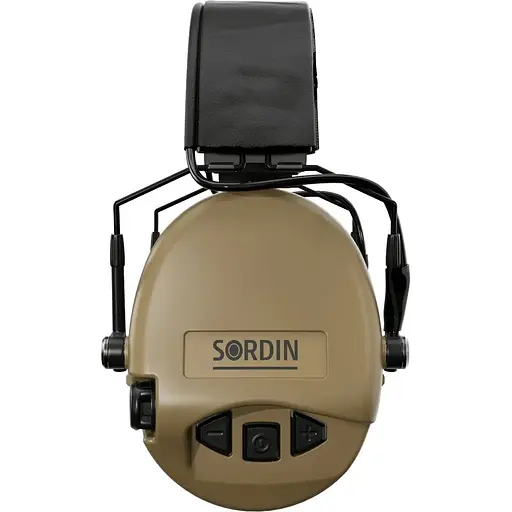 Активные наушники Sordin Supreme MIL AUX Slim с верхним песочным держателем - фото 4