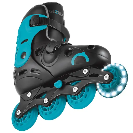 Роликовые коньки Globber Go Scates Lights р.34-37 до 60 кг 5+ лет Аква (785-100) - фото 10