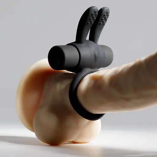 Эрекционное кольцо Crushious Nacho 7.6 см (черный) - фото 8