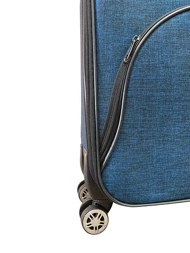 Валіза тканинна(Impertex) Маленька(S) Водонепроникна на 4 Подвійних Колесах 50 л Розширенням TK007-S - фото 3