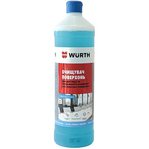 Очиститель поверхностей интерьера Wurth универсальный 1 л (0893117049)