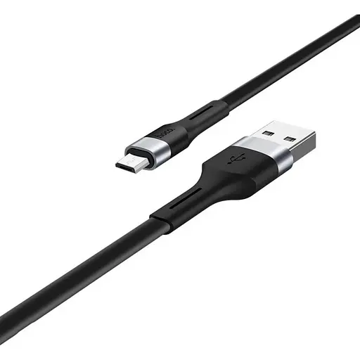 Кабель Hoco X34 Surpass charging data cable for Micro Чорний