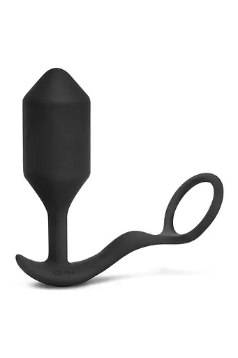 Анальна пробка B-Vibe Snug Tug XL 12 см (чорний)