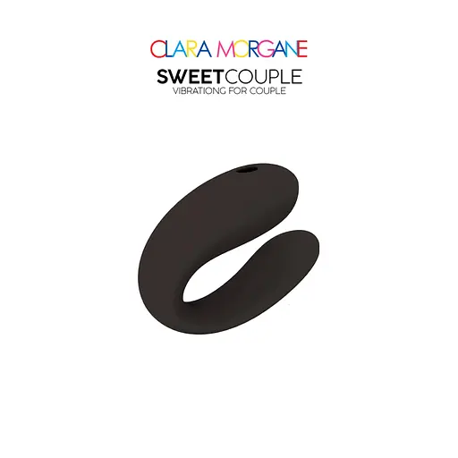 Вібратор Clara Morgane Sweet Couple 6.8 см (чорний) - фото 5