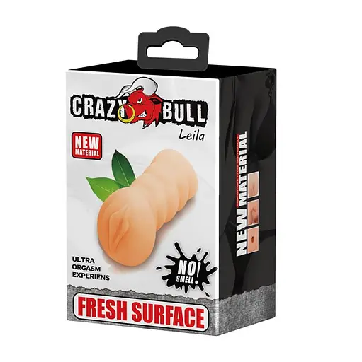 Мастурбатор Crazy Bull Leila тілесний - фото 6
