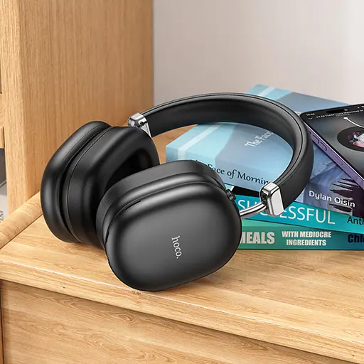 Накладні бездротові навушники Hoco W35 Max Auspicious ANC Black - фото 4