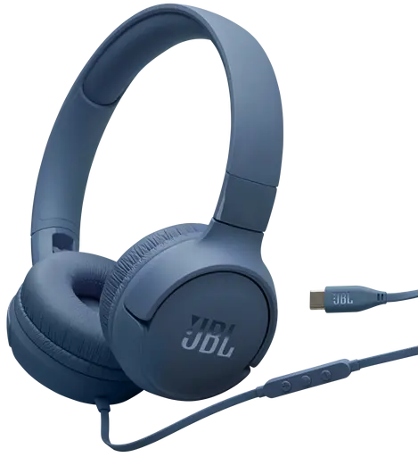 Гарнитура JBL TUNE 520C Blue (JBLT520CBLU) - фото 6