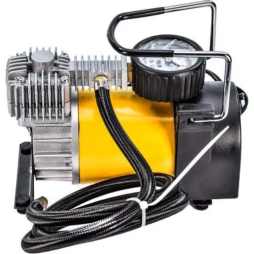 Компрессор автомобильный однопоршневой Сила 37 л/мин 10 Атм 30412 - фото 2