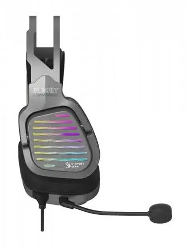 Навушники Bloody G560 Gun Grey ігрові мікрофон Hi Fi 7.1 віртуальний звук USB - фото 4