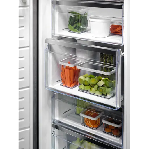 Морозильна камера Electrolux 186x60х65, 278л, E, NF, інв., нерж - фото 4