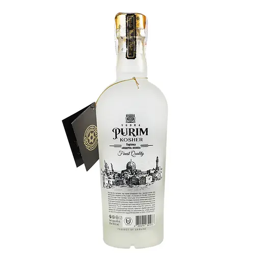 Водка Purim Kosher 40% 0.7л - фото 3