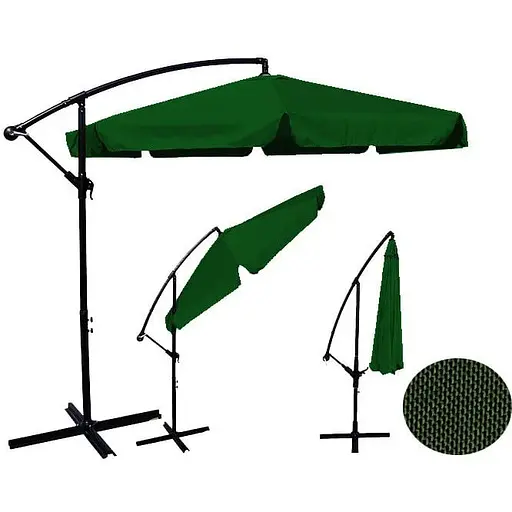 Парасолька садова Ekspand Vihma 350 см Green - фото 1