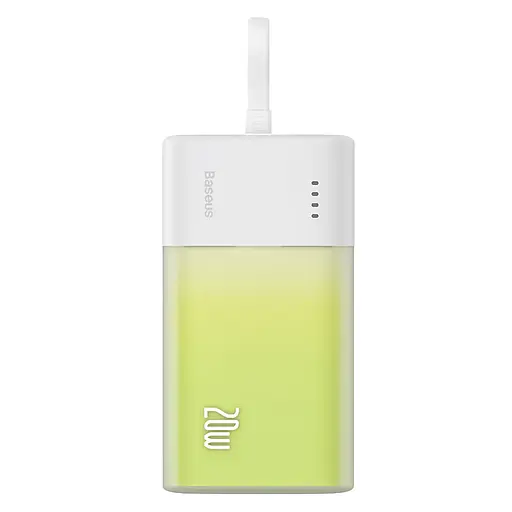 Зовнішній акумулятор Baseus Power Bank 5200mAh 20W Lightning (P10055600612-00) White - фото 3