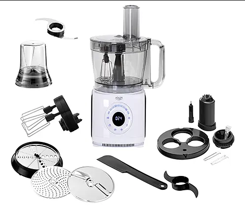 Кухонный комбайн 12в1 Adler AD 4224 LCD - фото 4